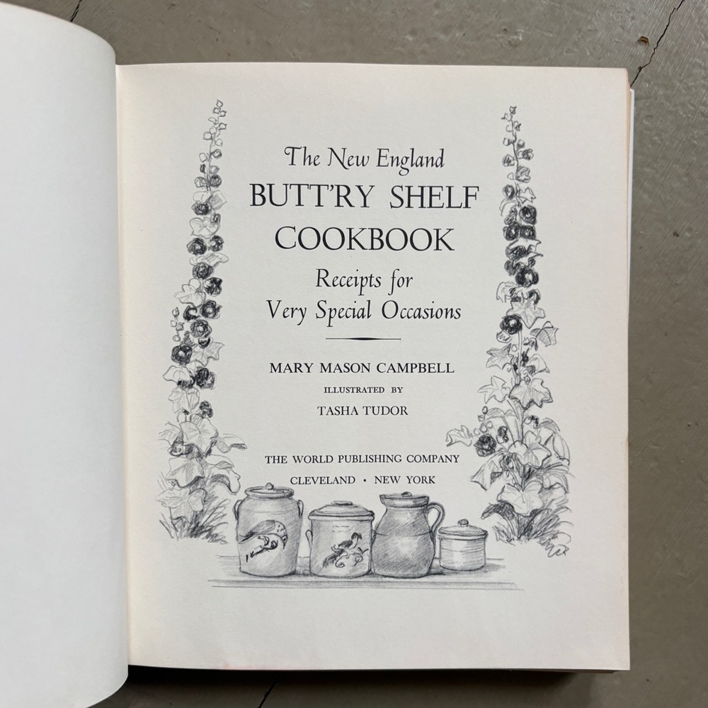 1968 The New England Butt'ry Shelf Cookbook Tasha Tudor Old Fashioned Recipes - Picture 2 of 16